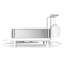 Simplehuman Kitchen Dish Drying Rack With Swivel Spout, Fingerprint-Proof Stainless Steel Frame