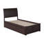 Lit plateforme en bois massif avec pied de lit Lundy-87940217-87940218