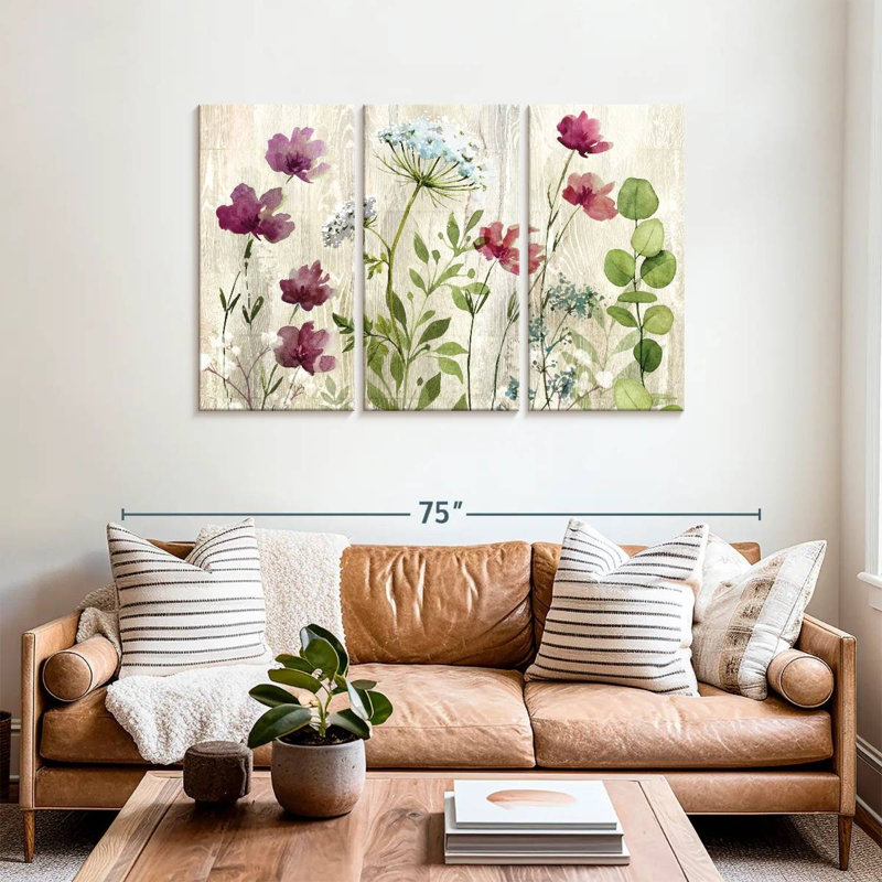 Harnek Meadow Flowers I, H 36 po x l 57 po