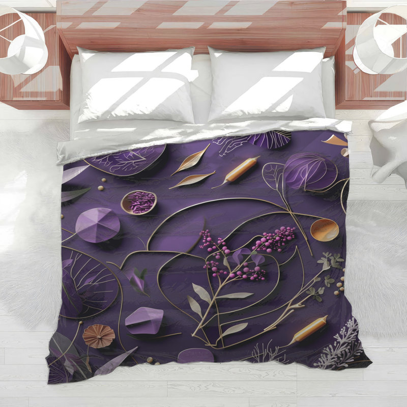 Édredon Botanical Bedding, Lit simple