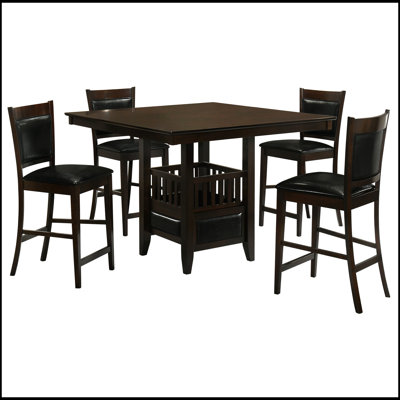 Finley Espresso 5-piece Dining Set