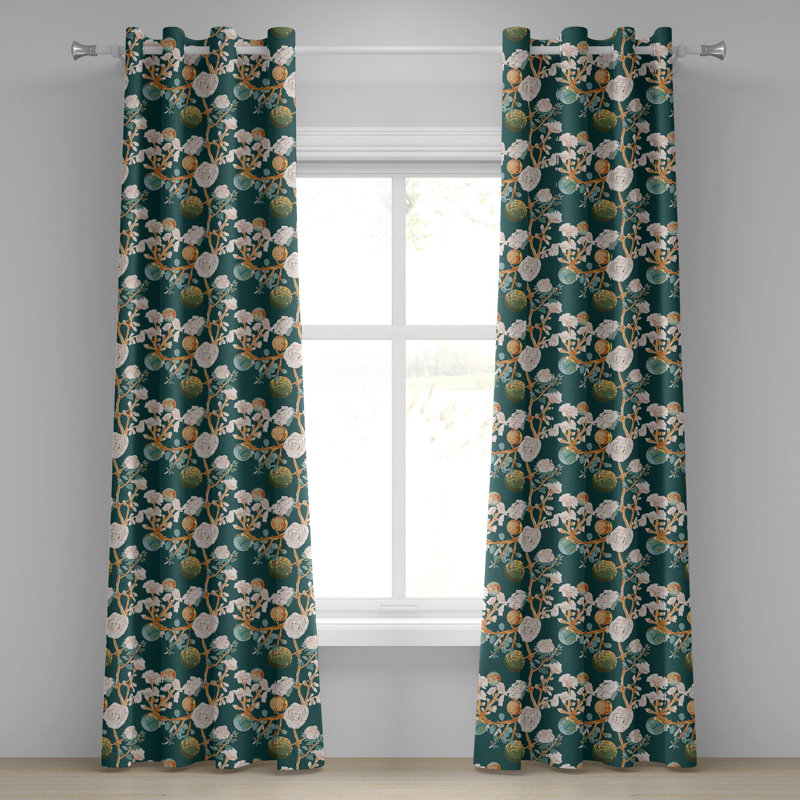 Semi Sheer Curtain Pair
