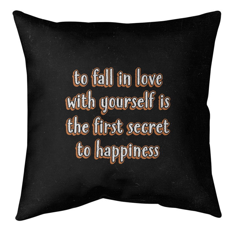 Coussin de sol, 28 po x 28 po, Orange
