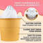 Sorbetière Nostalgia Swirl Cone, 4 pintes, machine à crème glacée, yogourt glacé-72450775
