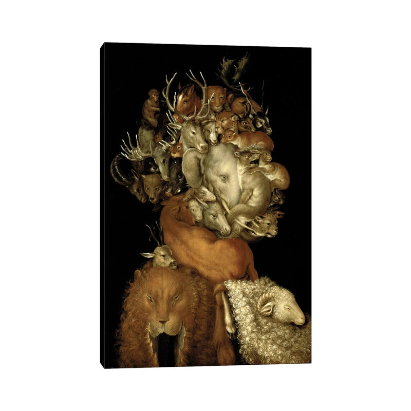 Earth, C.1570 by Giuseppe Arcimboldo - Wrapped Canvas Gallery-Wrapped Canvas Giclée, 101.6 cm H x 66.04 cm W x 1.91 cm D