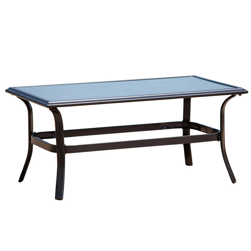Wicker Outdoor Coffee Table – KD Structure, Steel Frame With PE Rattan – Elegant & Easy To Assemble