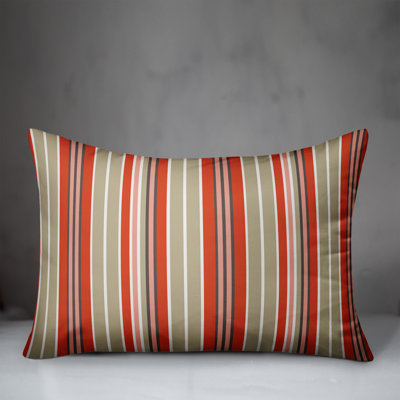 Stripes Striped Reversible Throw Pillow