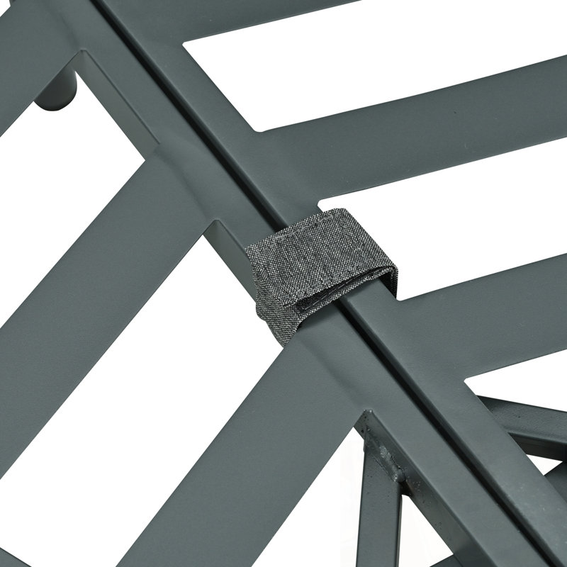 Ensemble de canapé d'extérieur 6 pièces avec 2 tables basses High-Low, Gris