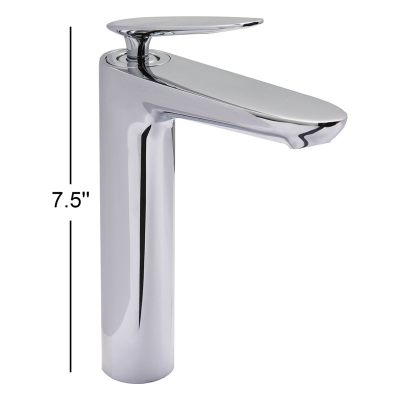 Single-Hole Single-handle Bathroom Faucet with Drain Assembly