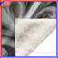 Couvertures tourbillonnantes gris et blanc-123417841