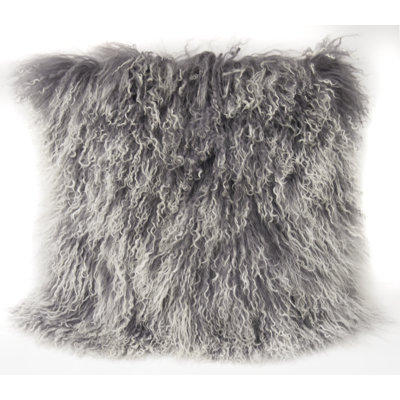  Mongolian Amazon Wool Throw Pillow