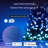 Twinkly Strings 250 Rgb Leds, In- And Outdoor Led Light String, Smart Multicolor Led Lights, Compatible With Homekit, Alexa And Google Home, Gaming, Ip44, App Control, Black Wire, 65.6ft-2008625914