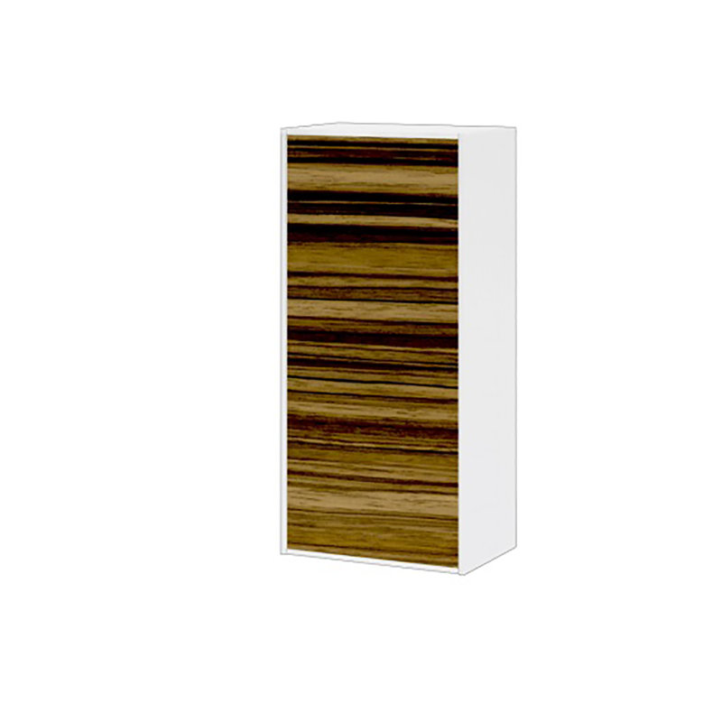 Arciszewski Linen Cabinet, Zebrawood HG, Left