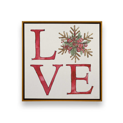«Holiday Love», impression sur toile encadrée