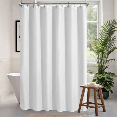 Doublure de rideau de douche simple en tissu imperméable avec aimants Kidd