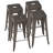 Cricklade Upholstered Counter Stool with Metal Frame-482118230