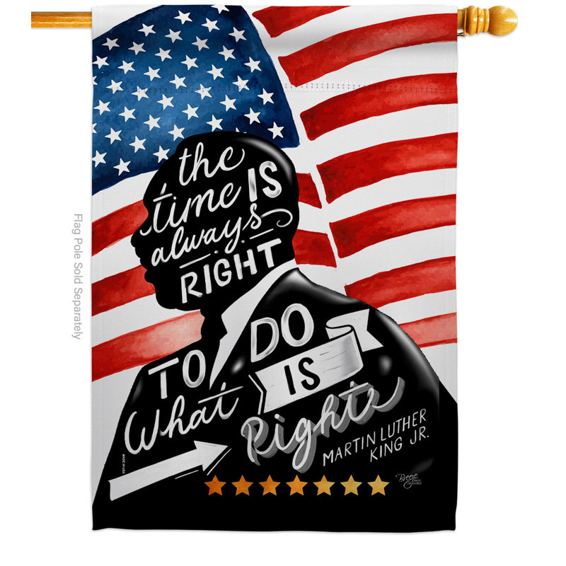Double Sided 40'' H x 28'' W Polyester House Flag