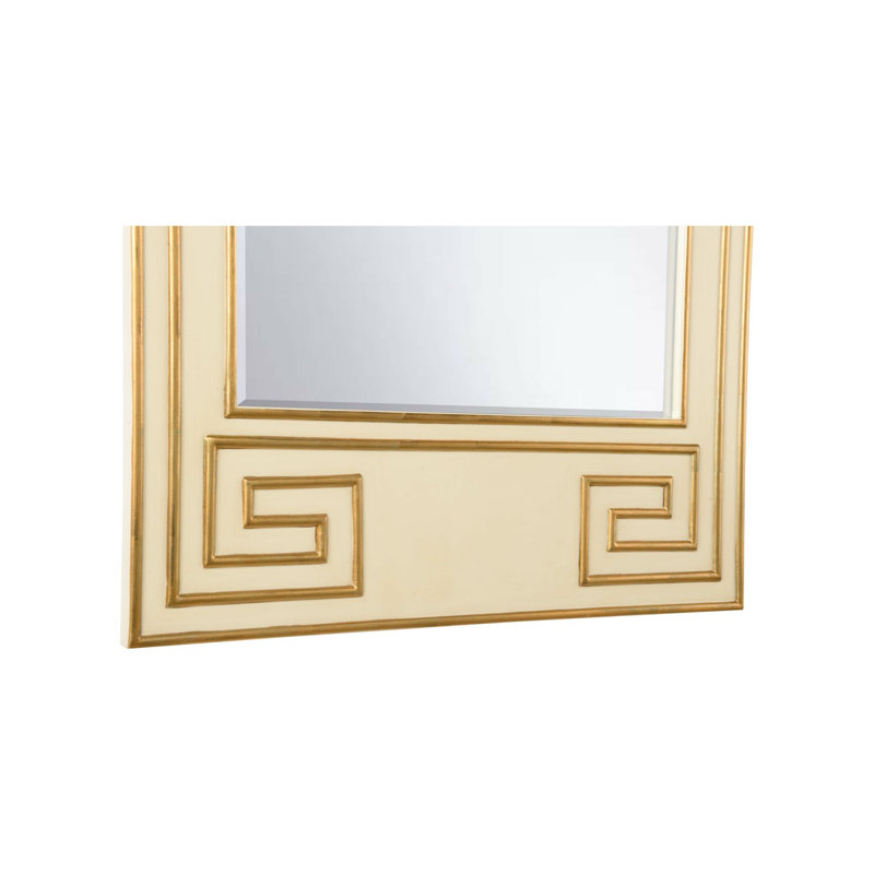 Greek Hall Mirror, Cream/Gold