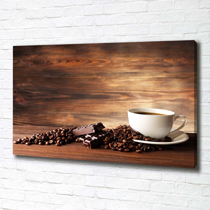 Coffee And Chocolate - Wrapped Canvas Print