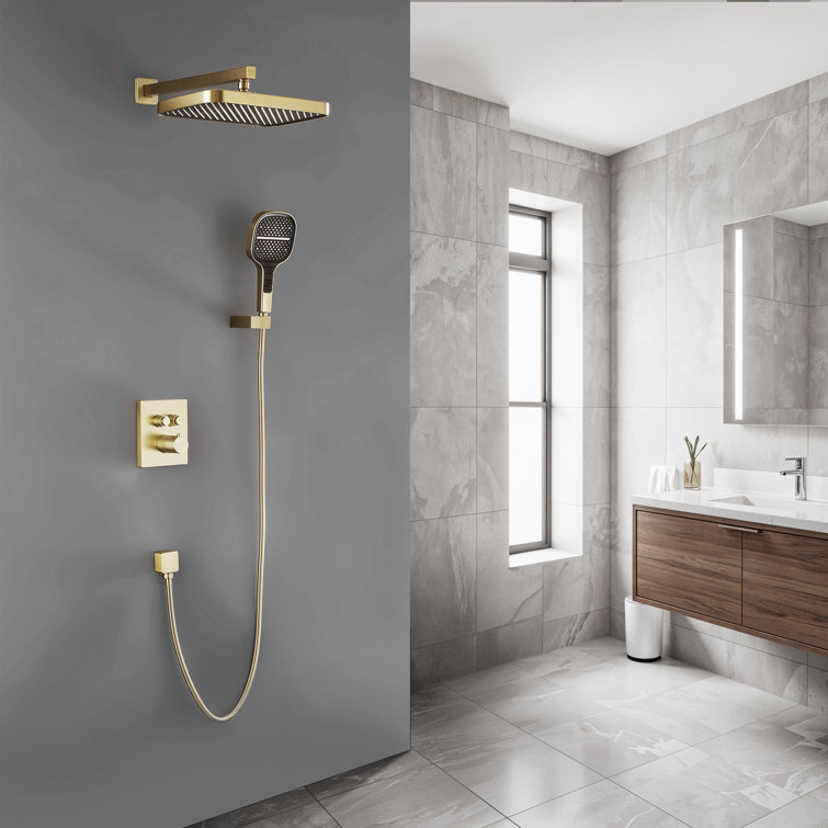 Complete Shower System with Rough in-Valve