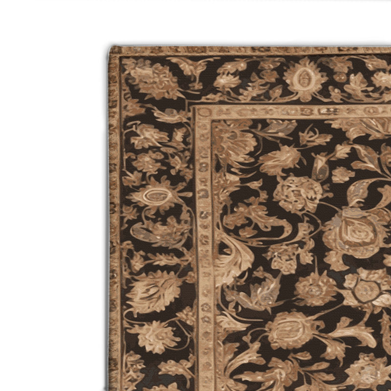 Persian Beige Indoor and Outdoor Area Rug, Rectangle 2' x 3'