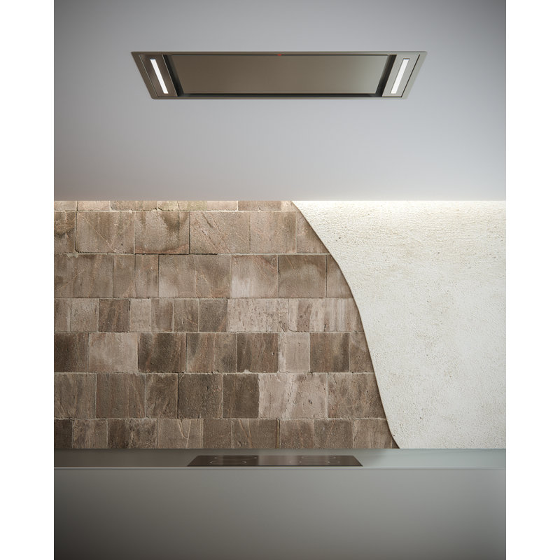 Sirius Range Hoods 36" Stainless Steel 375 CFM Convertible Island Range Hood with Mesh Filter