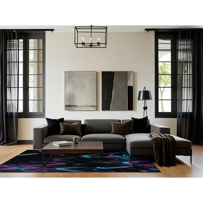 Glowstream Rug, Rectangle 3' x 5'