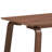 Contemporary Design Walnut Finish Dining Table
