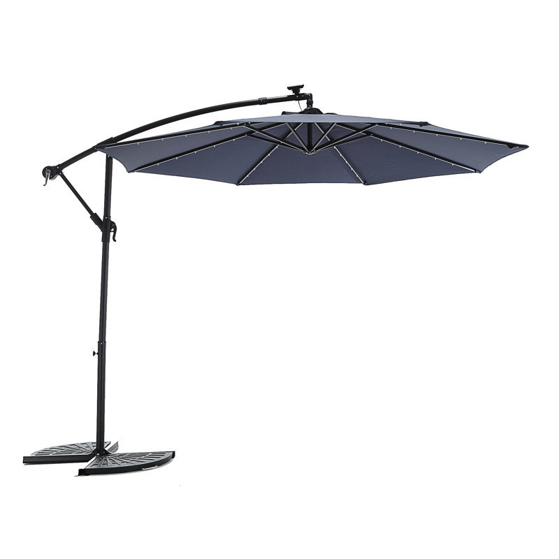 Parasol de marché à DEL 10 pi, Marine