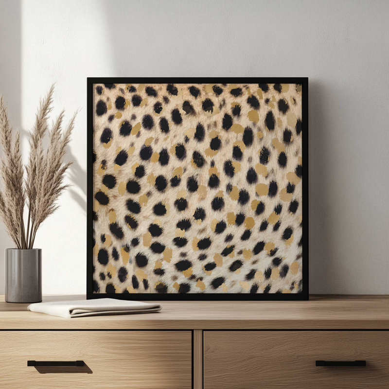 «Wild Whispers III» par Amber Sterling, reproduction d'art, L 20 po x H 20 po, Noir, Impression encadrée