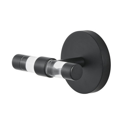 Verre Acrylic Robe Hook In Matte Black