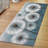 Decorative Printed Rug with Abstract Geometric Design in Soft Neutral Tones Perfect for Enhancing Your Living Room or Bedroom Decor-765439728
