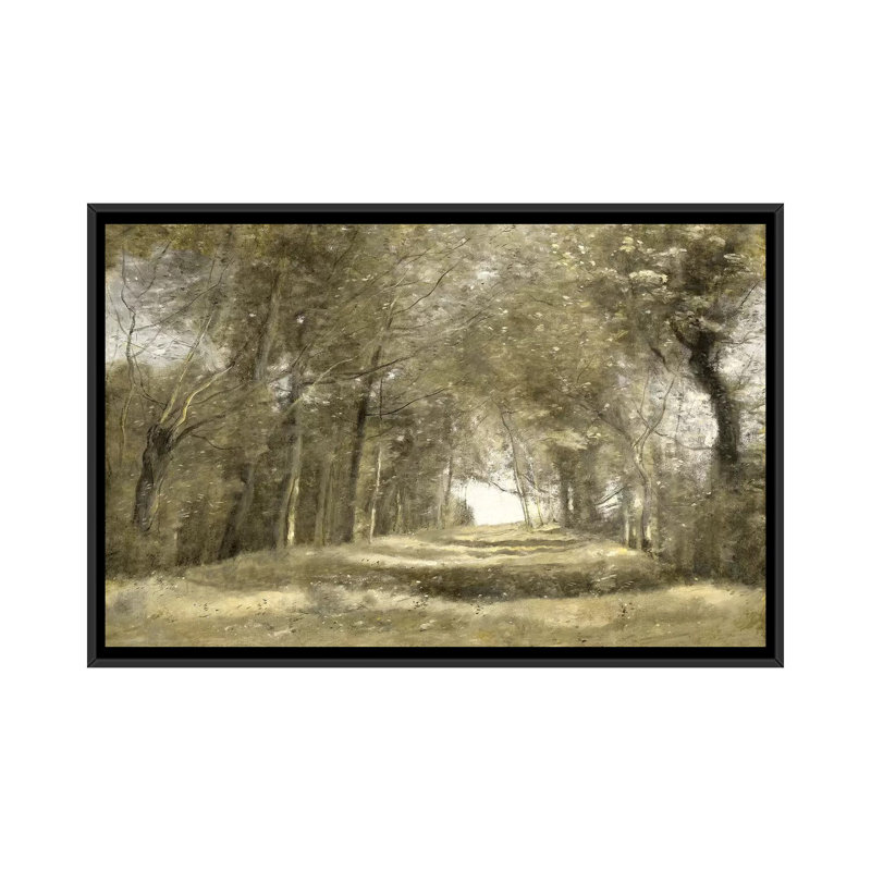 «Shading Path II», impression sur toile, H 18 po x l 26 po x P 1,5 po, Black Framed Canvas, Pas de tapis