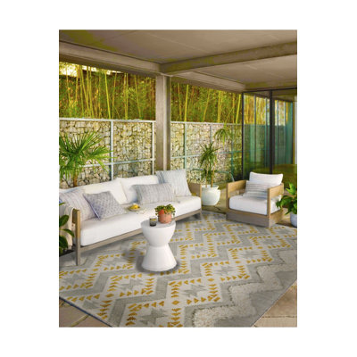 Tapis touffeté à motif croisé