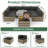 Arwynn 6 - Person Patio Conversation Set with Cushions-598971309-541839895