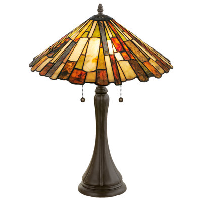 23"H Delta Jadestone Table Lamp