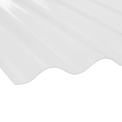 72" x 21" Weatherproof Polycarbonate Roof Panel – High-Strength, Customizable, Waterproof & Durable