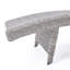 Chaise longue grise avec structure en aluminium - Créez un cadre extérieur élégant et paisible