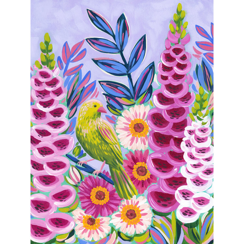 La beauté de tout par Julie, H 16 po x l 12 po, Toile tendue