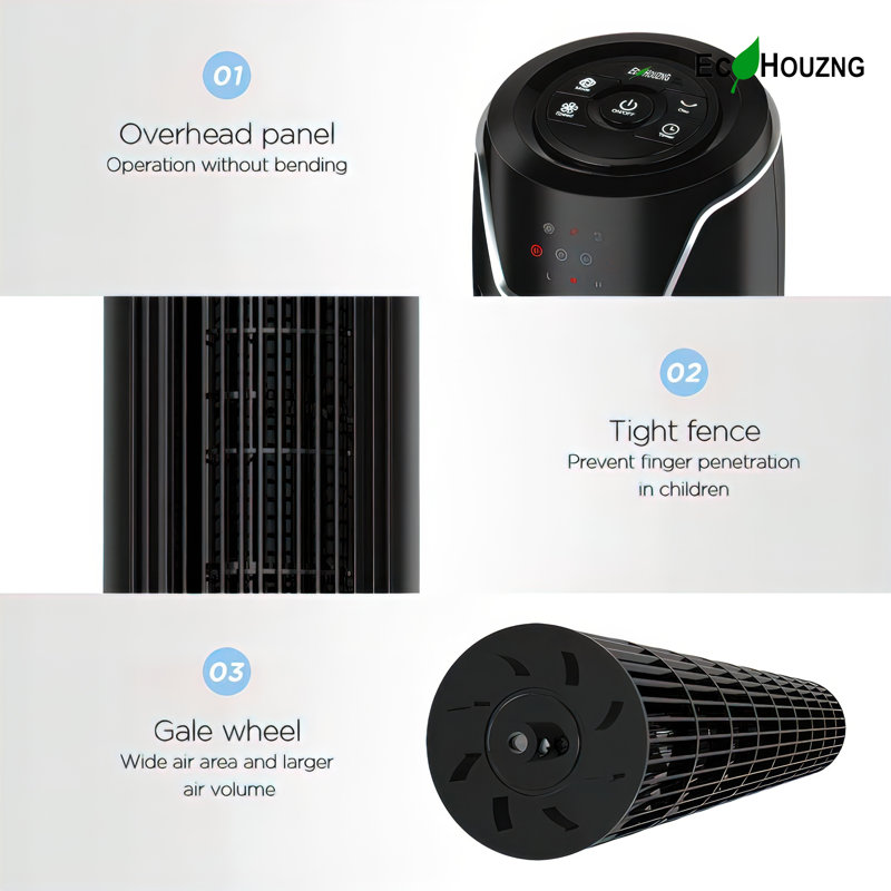 Homevision Technology Ecohouzng 40.94'' Oscillating Tower Fan