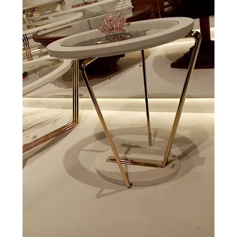 Table d'appoint Harp Modern Gold
