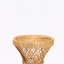 Table de bout en rotin naturel Tatum dans un style moderne et contemporain