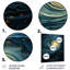 «Blue Fury Waves Spiral I» sur-99555410