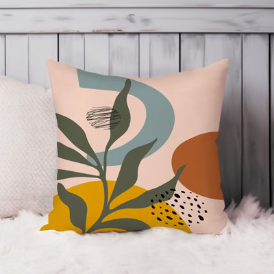 Botanical Pink Botanical II Plants Leaf Bohemian