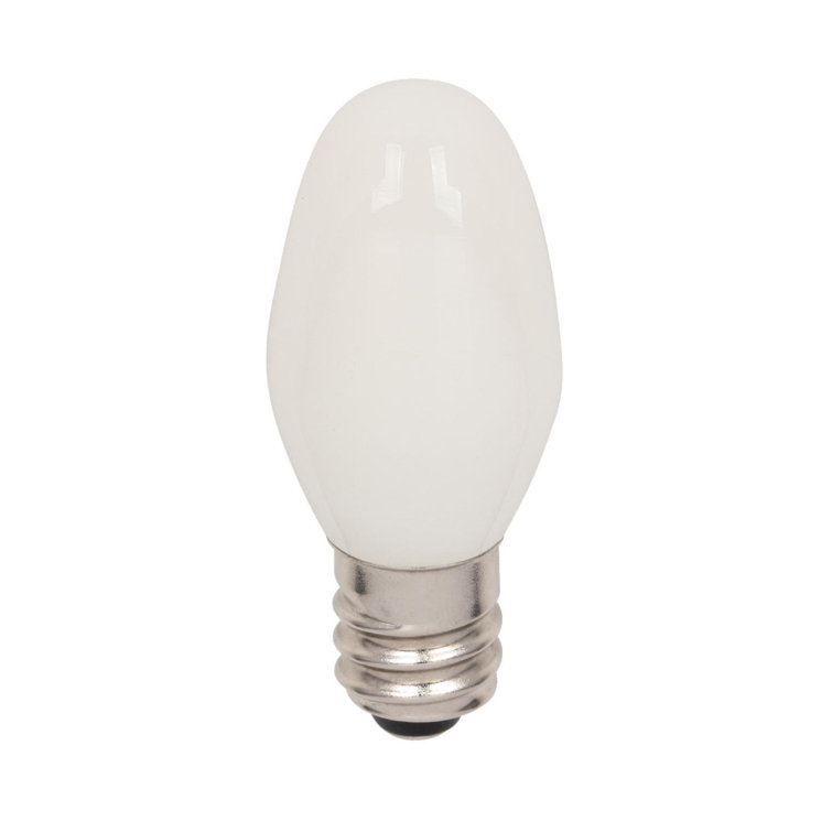 4 Watt Equivalent C7 E12/Candelabra 2700K LED Bulb