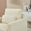 Fauteuil rembourré moderne et confortable en chenille avec structure en bois massif, idéal pour le salon, la chambre à coucher et le bureau-876083036