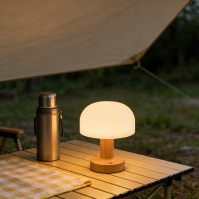 Rechargeable Cordless Table Lamp With Touch Dimmable LED Light, 3000Mah Battery For Portable Use In Home Office, Bedroom, Patio, And Camping