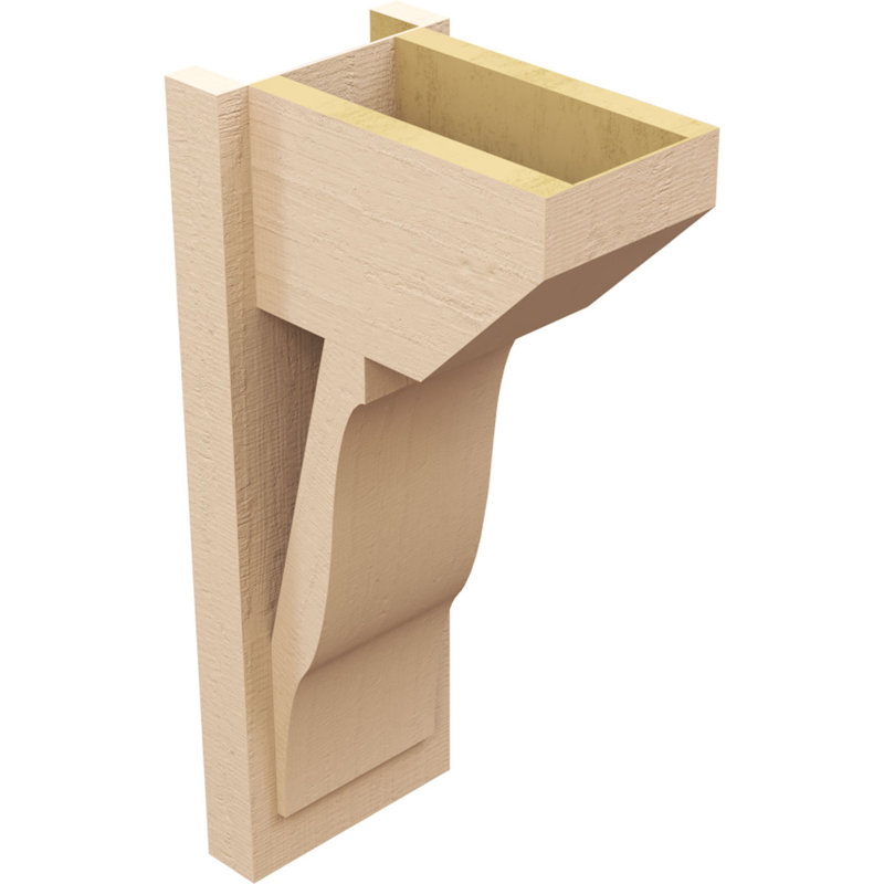 Bois de cèdre brut Funston Slat, H 24 po x l 8 po x P 12 po