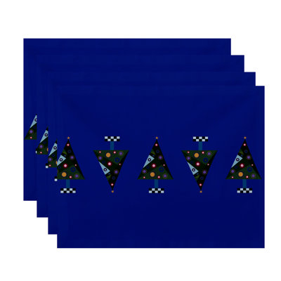 Crazy Christmas Holiday Print Placemat
