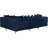 Izara Velvet L-Shaped Sectional Reversible-82749476